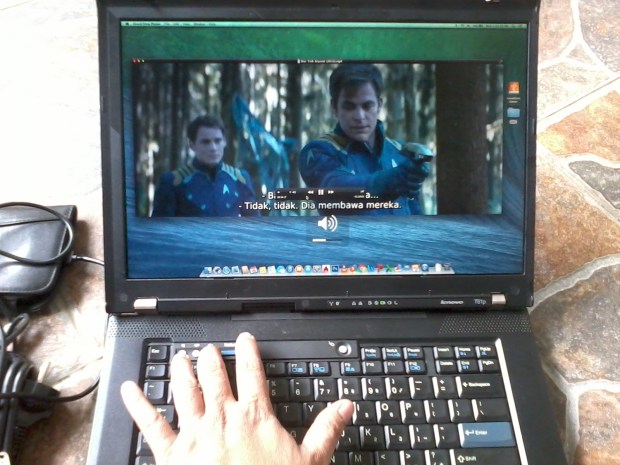 Sound Keyboard Quicktime Player di Laptop Hackintosh OSX Mavericks Lenovo Thinkpad T61p NVIDIA Quadro FX 570M