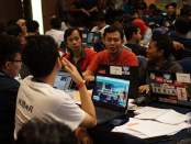 Suasana hackathon hacksprint kemenkominfo 1000startupdigital jakarta