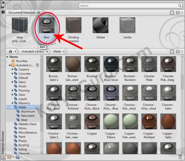 16-besi-metal-chrome-polished-material-browser-tutorial-autocad-3d
