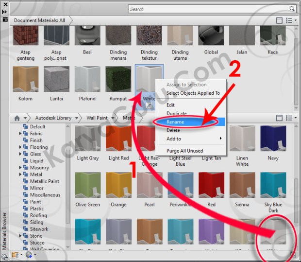 42-wall-paint-matte-white-rename-material-browser-tutorial-autocad-3d