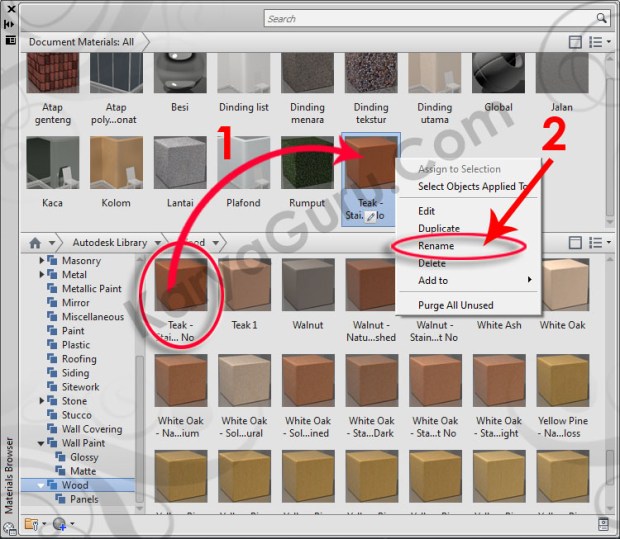 45-wood-teak-stained-dark-no-glossy-rename-material-browser-tutorial-autocad-3d