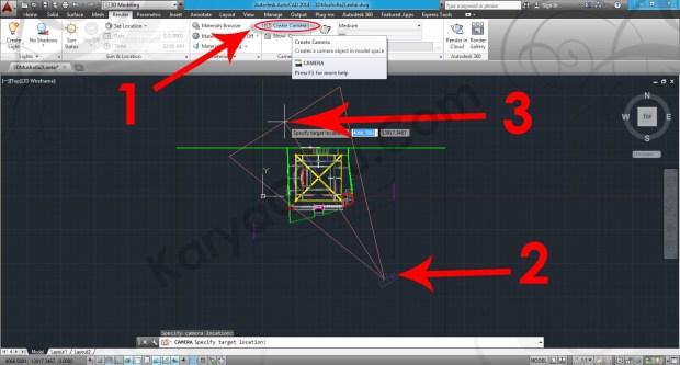 80-create-camera-tutorial-autocad-3d