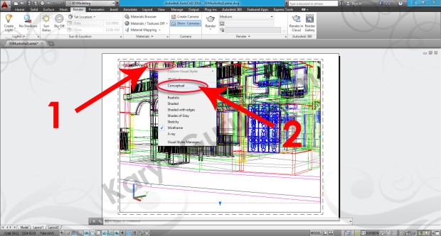 87-visual-style-conceptual-viewport-tutorial-autocad-3d