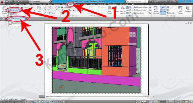 88-view-free-orbit-viewport-tutorial-autocad-3d