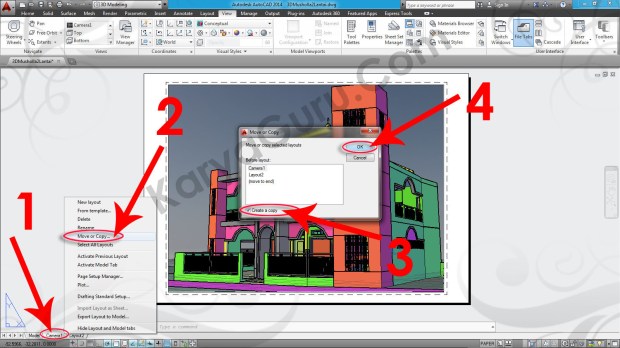 91-layout-move-or-copy-tutorial-autocad-3d