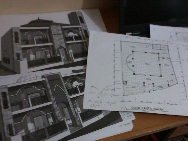 asistensi-revisi-denah-musholla-2-lantai-rawadenok-depok