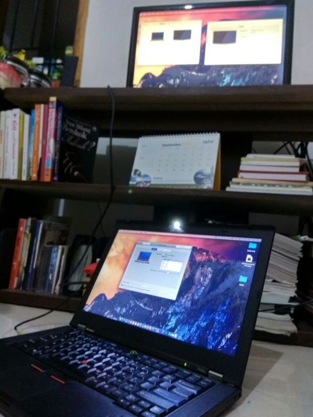 test-vga-external-install-hackintosh-thinkpad-t420s-dualboot-osx-elcapitan-windows7-professional-di-pitara-depok-jawabarat