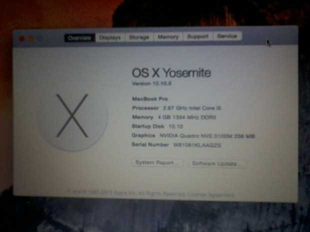 Hackintosh OSX Yosemite Lenovo Thinkpad T410 Nvidia Web Driver NVS 3100M