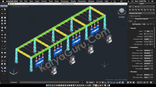 AutoCAD 3D Modeling InterChangeAble Voltage Relay Before Innovation