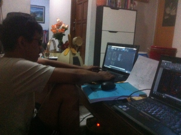 Latihan 2D Kursus Private AutoCAD di Indraprasta 1 Bantarjati Bogor Utara