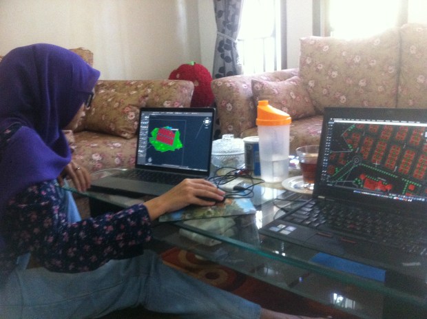 Latihan Gambar Arsitektur Kursus Private AutoCAD for Mac di Srengseng Sawah Jagakarsa Jakarta Selatan