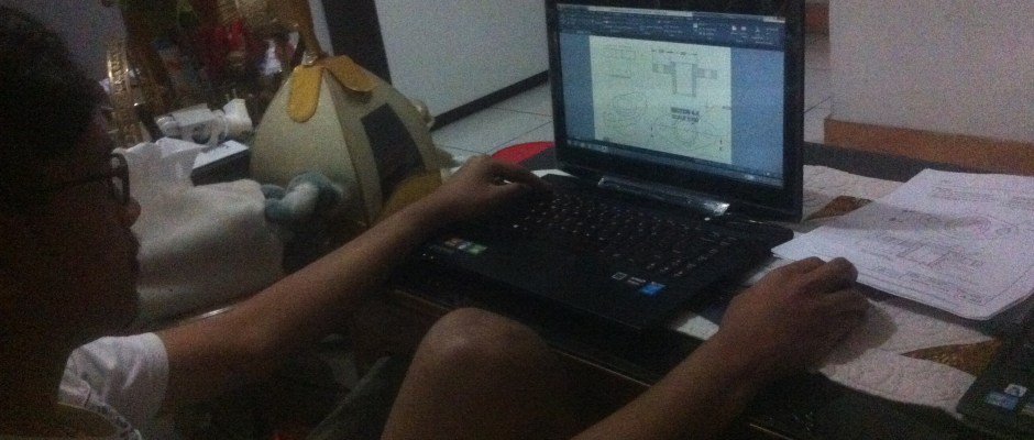 Latihan Materi 3D Kursus Private AutoCAD di Indraprasta 1 Bantarjati Bogor Utara