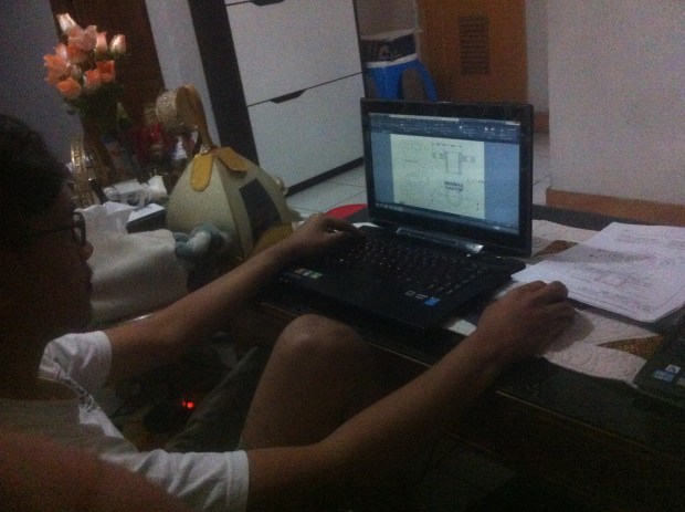 Latihan Materi 3D Kursus Private AutoCAD di Indraprasta 1 Bantarjati Bogor Utara