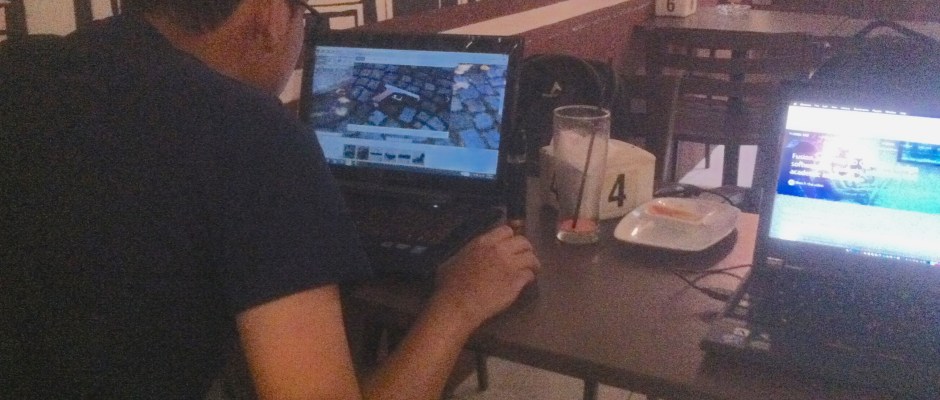 Proses Rendering Kursus Private AutoCAD + Fusion360 di Syahaba Coffee Bogor