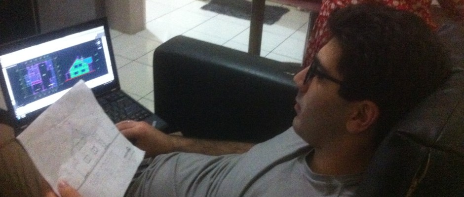 Belajar Proyeksi Denah Tampak Rumah Kursus Private AutoCAD di Apartemen Kalibata City, Rawajati Pancoran Kota Jakarta Selatan