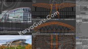 3D Gambar PraDesain Gedung Kantor DPRD Blender