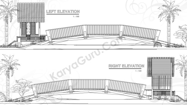 Elevation Right & Left - VOYAGEUR Personal Studio for Travel Blogger