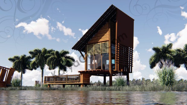 Render Realistic Photo FrontRight View - VOYAGEUR Personal Studio for Travel Blogger