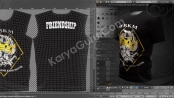 2D 3D Mockup T-shirt Design MotorCycle Club