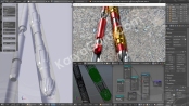 Revision 3D Modeling & Rendering Rotary Drilling Piece with Blender