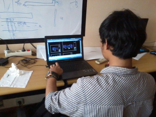 Latihan Belajar Autocad kop etiket kepala gambar di Pondok Pinang Centre Kebayoran Lama Jakarta Selatan