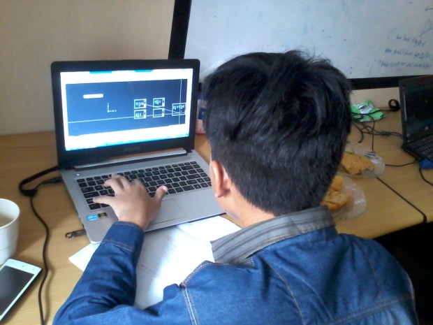 Latihan Belajar Autocad kop etiket kepala gambar di Pondok Pinang Centre Kebayoran Lama JakartaSelatan