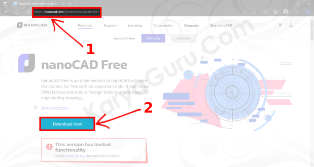 Download nanoCAD Free